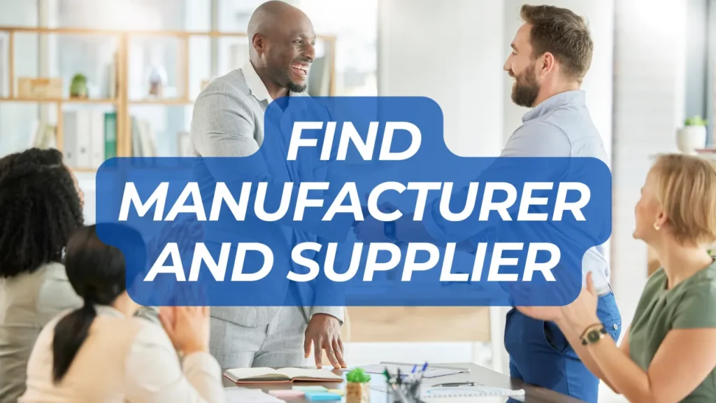 find manufacturer and supplier
