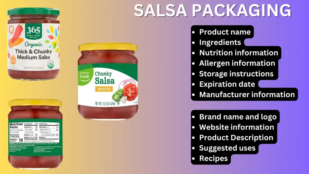 salsa packaging